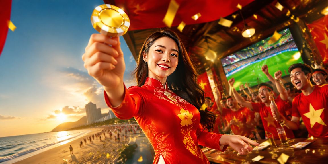 Người chơi Vũng Tàu thực hiện cá cược và thanh toán trực tuyến trong trang phục áo dài
